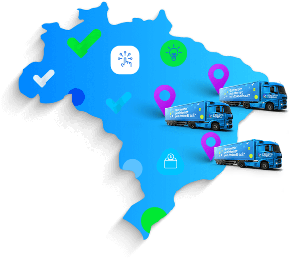 Caravana Parceiro Magalu mapa-cidades